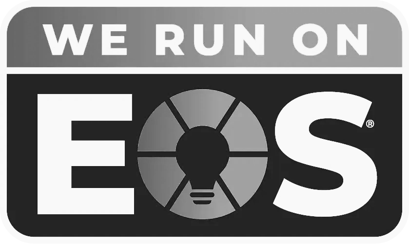 We Run on EOS badge