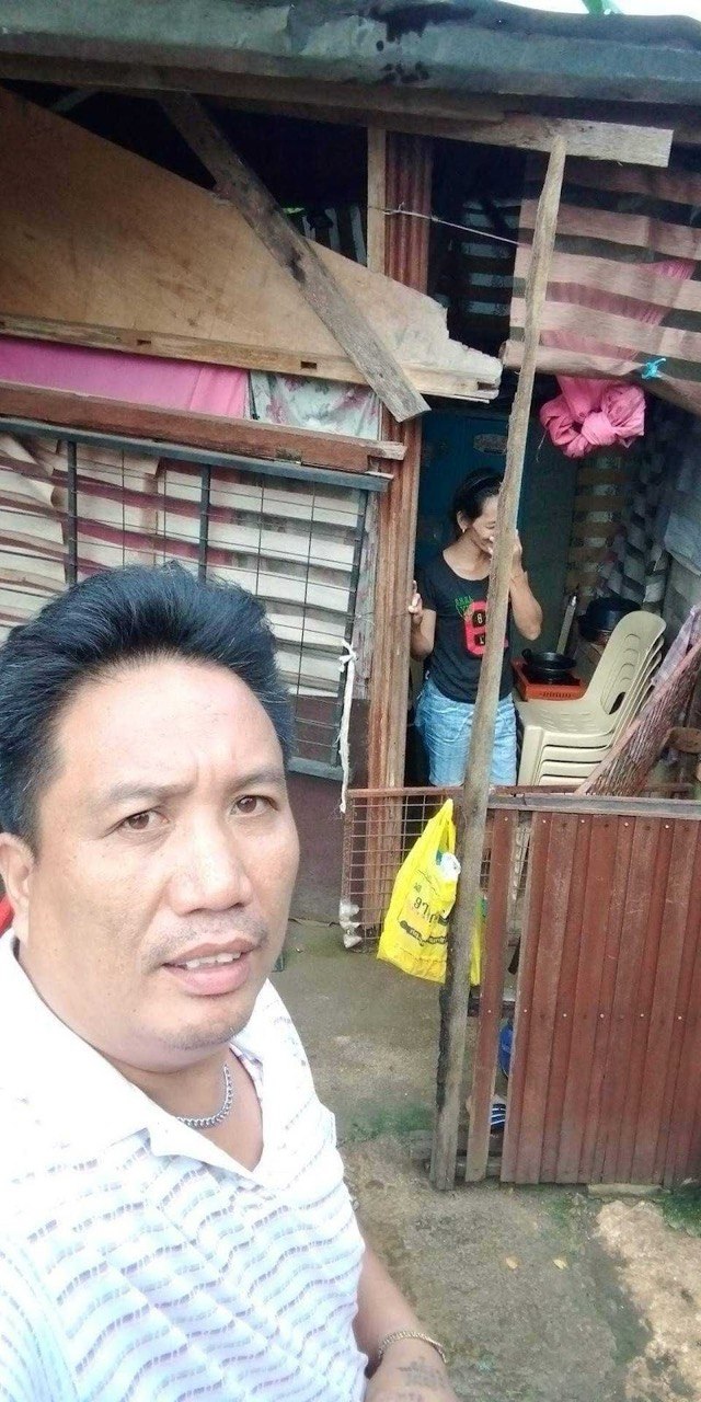 Kuya Jeffrey outside his home before Project Starfish